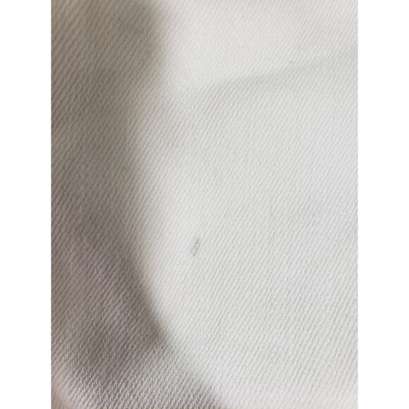 Levis Jeans Size 16 Womens White Pants Stretch Mid Rise Classic Capri Cuffed NWT - Picture 5 of 16